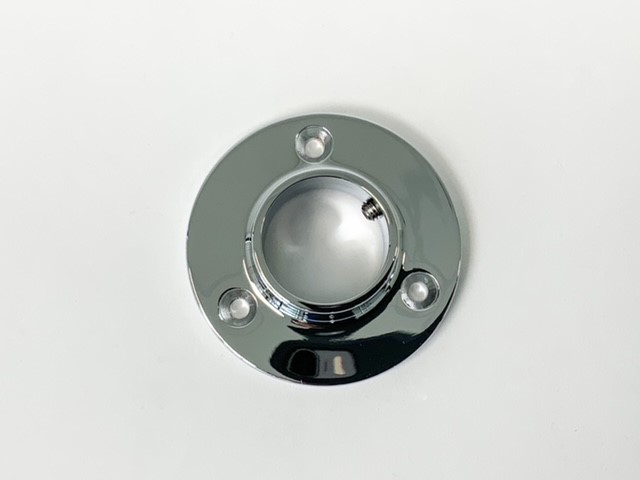 Flens-rozet chroom Ø25.4 mm - Afbeelding 2