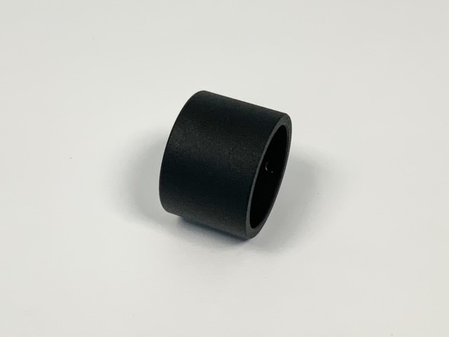 Flens blind zwart RAL 9005 fijnstructuur