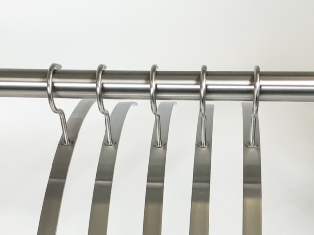 Design kledinghanger massief RVS-INOX 304 - Afbeelding 3