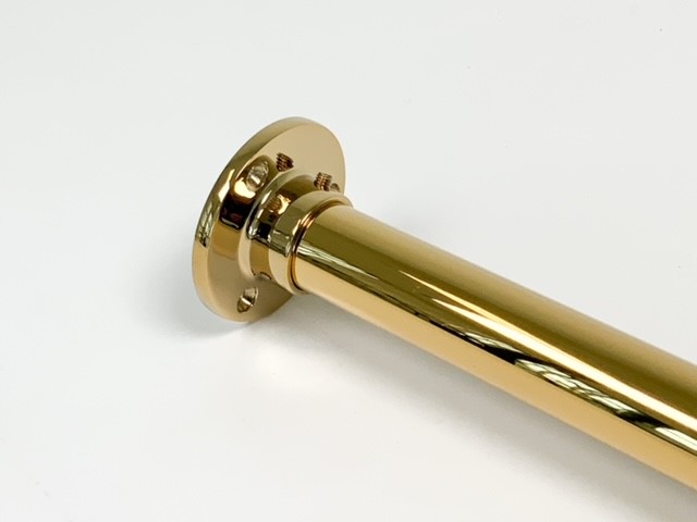 Garderobestang in messing