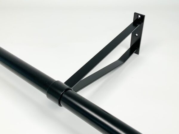 Garderobesteun extra sterk RAL 9005 zwart
