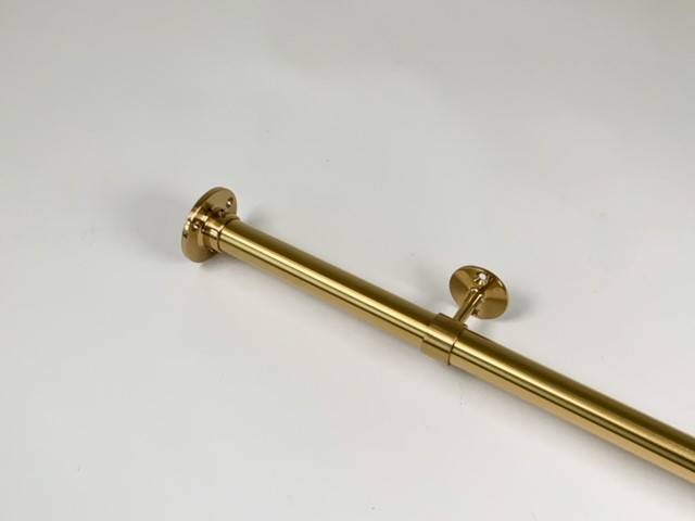Flens-rozet messing GLANS Ø25.4 mm - Afbeelding 4