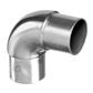 Buisverbinder rond 90° RVS-INOX 304