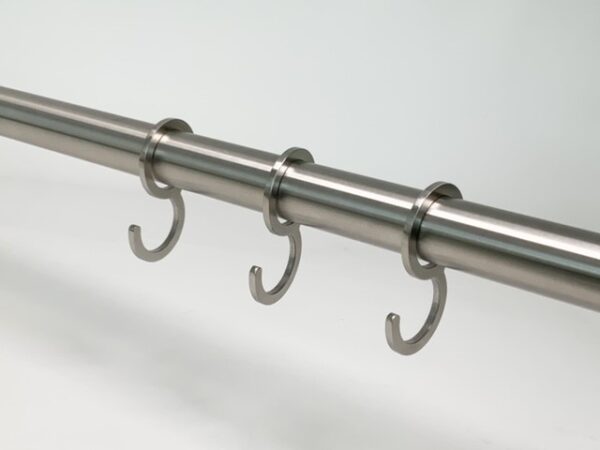 Set van 3 garderobehaken RVS-INOX 304